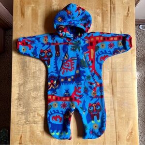Vintage Patagonia Synchilla Fleece Bunting for Baby size 3 months